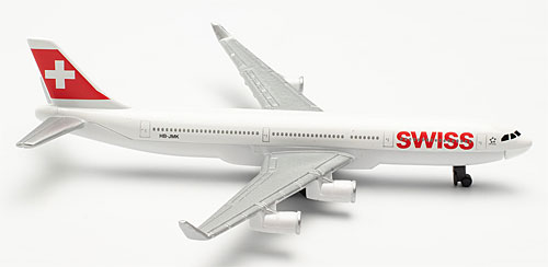 Swiss Airbus A340 Spielzeugflugzeug