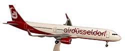 Flugzeugmodelle: Air Berlin - airdsseldorf - Airbus A321-200 - 1:200 - PremiumModell
