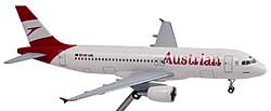 Flugzeugmodelle: Austrian Airlines - Airbus A320-200 - 1:200 - PremiumModell