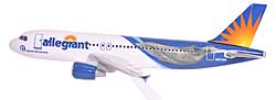 Flugzeugmodelle: Allegiant - Airbus A320-200 - 1:200
