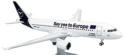 Flugzeugmodelle: Lufthansa - Say yes to Europe - Airbus A320-200 - 1:200 - PremiumModell