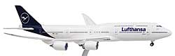 Flugzeugmodelle: Lufthansa - Boeing 747-8 - 1:200 - PremiumModell