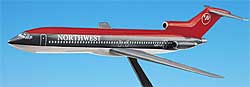 Flugzeugmodelle: Northwest Airlines - Boeing 727-200 - 1:200