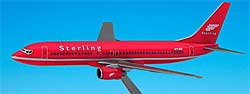 Sterling - Red - Boeing 737-800 - 1:200