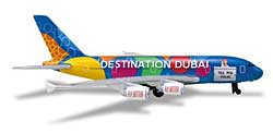 Emirates A380 Spielzeugflugzeug - Destination Dubai Emirates A380 Spielzeugflugzeug - Destination Dubai