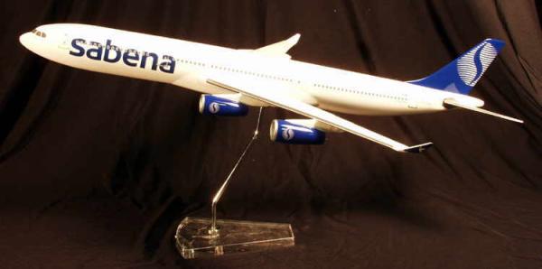 Flugzeugmodell: Sabena Airbus A340-300 1:100 