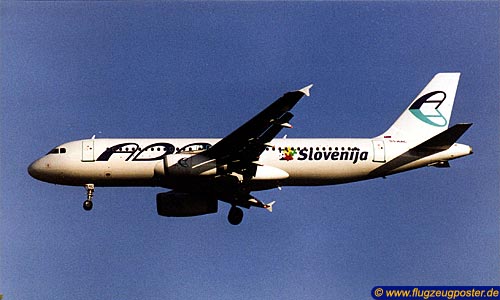 Flugzeugmodell: Adria Airways Airbus A320 1:100 