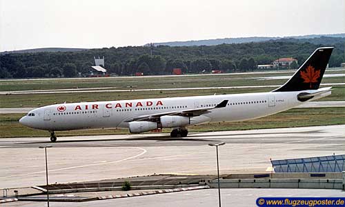 Flugzeugmodell: Air Canada Airbus A340-300 1:100 