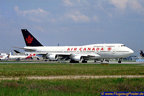 Flugzeugmodell: Air Canada Boeing 747-400 1:100