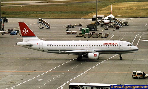 Flugzeugmodell: Air Malta Airbus A320 1:100
