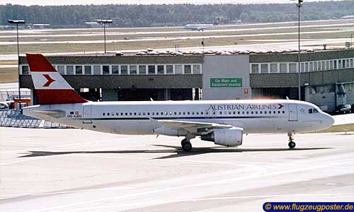 Flugzeugmodell: Austrian Airlines Airbus A321 1:100