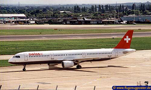 Flugzeugmodell: Swiss Airbus A321 1:100