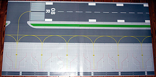 Flughafen Layout Matten 199x103cm 1:200 und 1:400