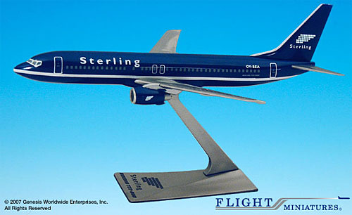 Sterling - Dark Blue - Boeing 737-800 - 1:200