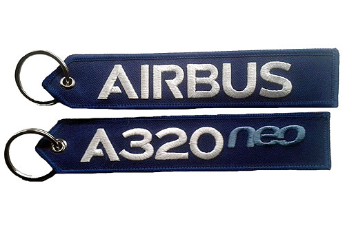 A320neo Airbus blau