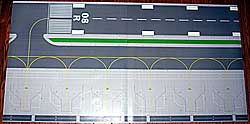 Flugzeugmodelle: Flughafen Layout Matten 199x103cm 1:200 und 1:400