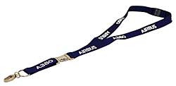 Schlsselband: Airbus Lanyard A380 mit Metallverschluss und Haken