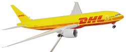 Flugzeugmodelle: DHL - Boeing 777-200F - 1:200 - PremiumModell