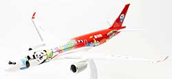 Flugzeugmodelle: Sichuan Airlines - Panda Route - Airbus A350-900 - 1:200
