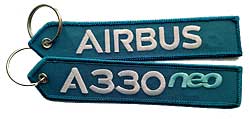Schlsselanhnger: A330neo Airbus trkis