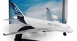Spielzeug: Airbus A380 Spielzeugflugzeug